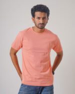 Round Neck Half Sleeve T-Shirt - Black