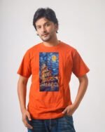 Men’s Printed Round Neck Half Sleeve T-Shirt- Colosseum in Rome