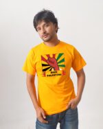 Men’s Printed Round Neck Half Sleeve T-Shirt- Save Palestine