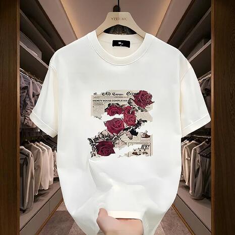 Unisex Oversized T-Shirt 100% Cotton, 220+ GSM  "Crimson Memoir" Tee