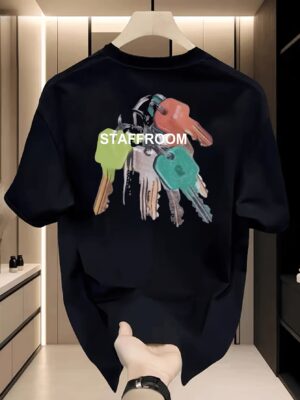 Unisex Oversized T-Shirt 100% Cotton, 220+ GSM  "Keys to the Room" Tee
