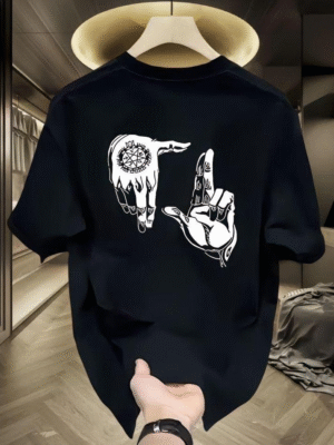 Unisex Oversized T-Shirt 100% Cotton, 220+ GSM  "Mystic Hands" Tee