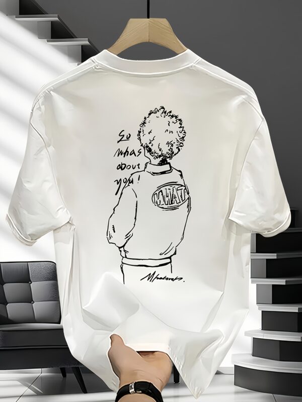 Unisex Oversized T-Shirt 100% Cotton, 220+ GSM  "So What About You" Tee