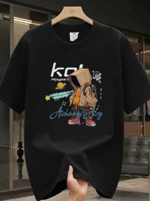 Unisex Oversized T-Shirt 100% Cotton, 220+ GSM  "Street Voyager" Tee