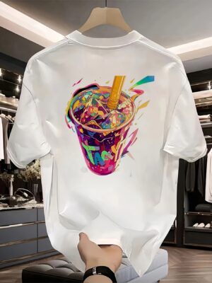 Unisex Oversized T-Shirt 100% Cotton, 220+ GSM"Tasty Pop" Tee
