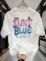 Unisex Oversized T-Shirt 100% Cotton, 220+ GSM  "Clint Blue" Tee