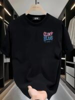 Unisex Oversized T-Shirt 100% Cotton, 220+ GSM  "Clint Blue" Tee