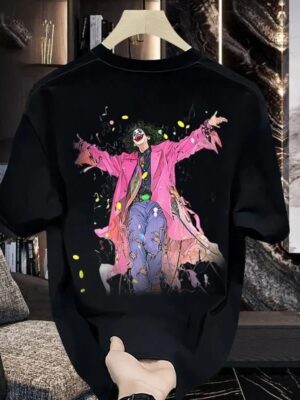 Unisex Oversized T-Shirt 100% Cotton, 220+ GSM  "Dancing Joker" Tee