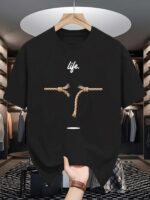 Unisex Oversized T-Shirt 100% Cotton, 220+ GSM  "Life Rope" Tee