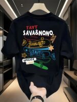 Unisex Oversized T-Shirt 100% Cotton, 220+ GSM  "Skateboard" Tee