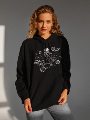 Women’s Aesthetic Graphic Hoodie – Classic Fit | Stylish Winter Wear
