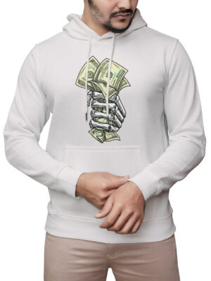 Men’s Money Graphic Hoodie – Classic Fit | Premium Winter Wear
