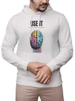 Men’s Use it please Graphic Hoodie – Classic Fit | Premium Winter Wear