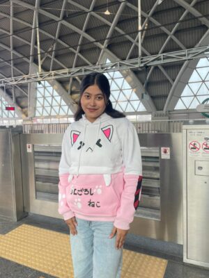 Vamp Cat Ear Hoodie for Women – Cozy Winter Fashion