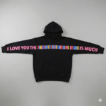 Women’s I LOVE YOU THIS MUCH Graphic Hoodie – Classic Fit | Stylish Winte Blackr Wear