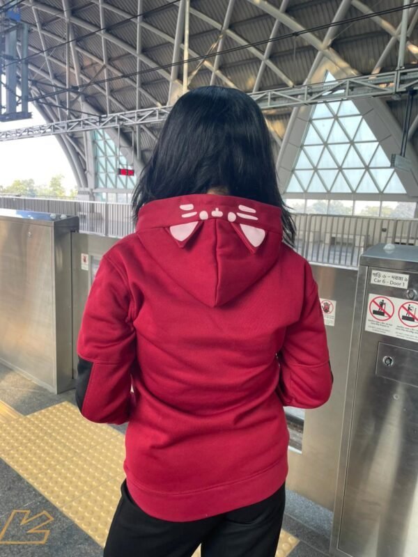 Kawaii Kitty Ear Hoodie for Women – Cozy Winter Fashion