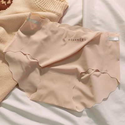 Ice Silk Seamless Women's Panties Breathable Soft Underwear Cozy Underpants Cute Briefs Skin-Friendly Female Lingerie