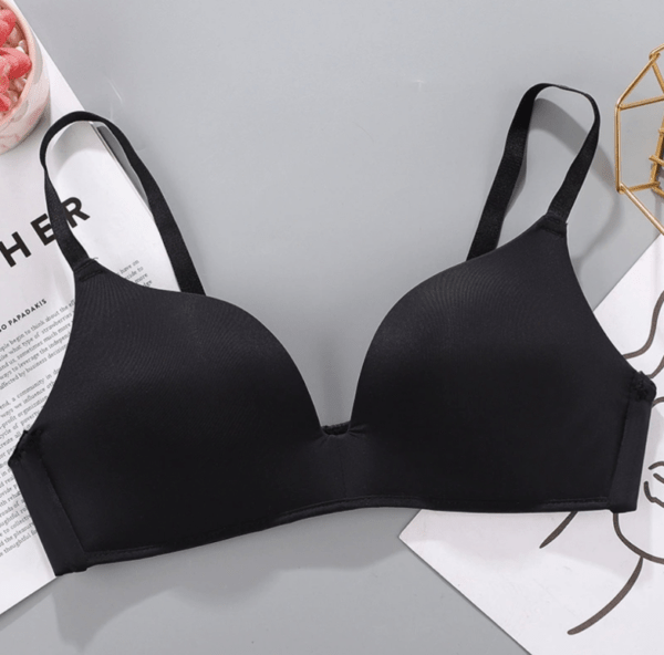 Seamless t-shirt bra Underwear Sexy Gathered Bras Soft Breathable Bras Solid Color Underwear Girls Women Underwear Accessories