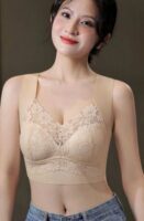 Seamless Bra with Beautiful Back for Girls Fixed Without Steel Ring One Piece Wrapped Chest for Women Seamless Underwear