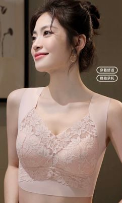 Seamless Bra with Beautiful Back for Girls Fixed Without Steel Ring One Piece Wrapped Chest for Women Seamless Underwear