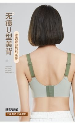 Women Gravity Defying Lift Push Up Bras No Underwire Gather Anti Sagging Shaping Comfortable Seamless Sports Oriented Underwear