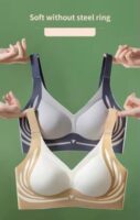 Women Gravity Defying Lift Push Up Bras No Underwire Gather Anti Sagging Shaping Comfortable Seamless Sports Oriented Underwear