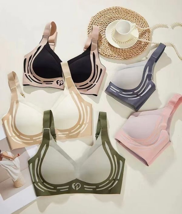 Women Gravity Defying Lift Push Up Bras No Underwire Gather Anti Sagging Shaping Comfortable Seamless Sports Oriented Underwear