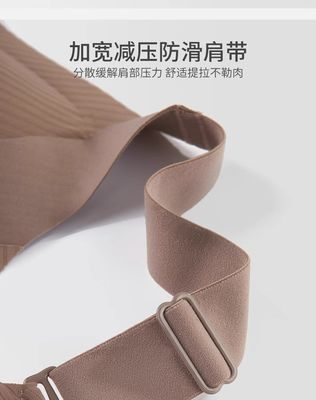 Women's Big Chest Seamless Anti-Sagging Bra Adjustable Full Cup Bra Comfortable Wireless Lingerie