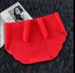 Women’s Ice Silk Traceless Ultra-Thin Mid-Waist Triangle Underwear – Soft, Breathable, and Comfortable Lingerie Briefs