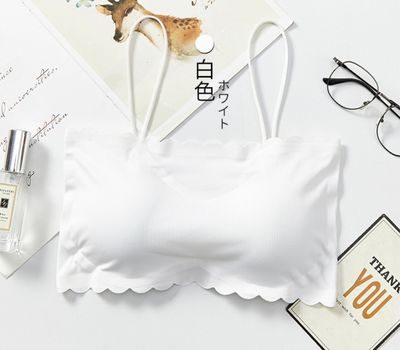 Women’s Seamless Tube Top Bra – Wireless Bandeau Push-Up Lingerie Bralette