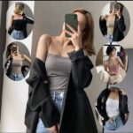 Women’s Seamless Wireless Camisole Bra with Spaghetti Straps – Fashion Tank Top Underwear