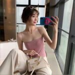 Women’s Seamless Wireless Camisole Bra with Spaghetti Straps – Fashion Tank Top Underwear