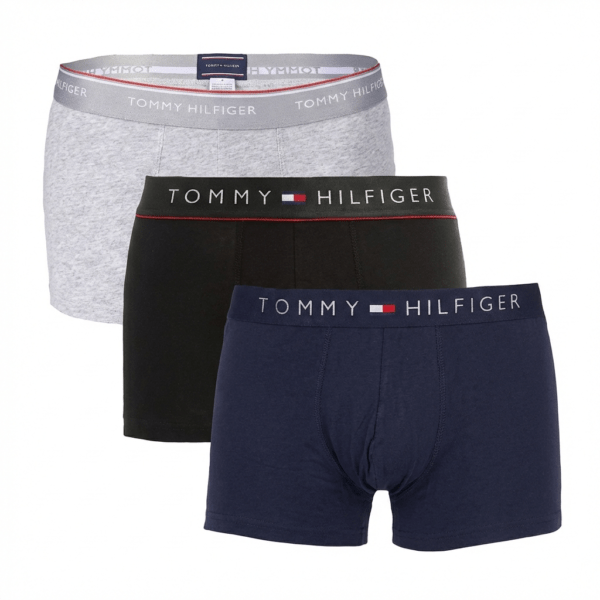 Tommy Hilfiger Men’s Premium Cotton Boxer Briefs – Timeless Style & Superior Comfort (3 Pack)