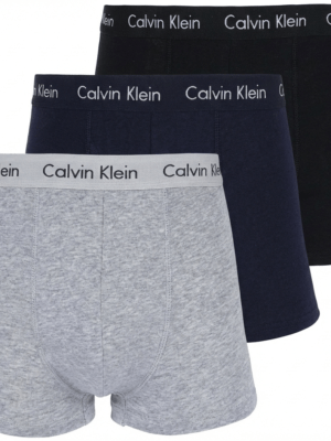 Calvin Klein Men’s Cotton Boxer Briefs – Comfortable & Reliable Daily Wear (3 Pack)