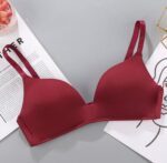 Seamless t-shirt bra Underwear Sexy Gathered Bras Soft Breathable Bras Solid Color Underwear Girls Women Underwear Accessories