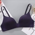 Seamless t-shirt bra Underwear Sexy Gathered Bras Soft Breathable Bras Solid Color Underwear Girls Women Underwear Accessories