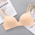 Seamless t-shirt bra Underwear Sexy Gathered Bras Soft Breathable Bras Solid Color Underwear Girls Women Underwear Accessories